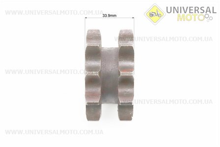 Зірка двухрядна 630-10T-2 d = 34мм. Китай (Запчастини на мототрактор / UM6081-V19)