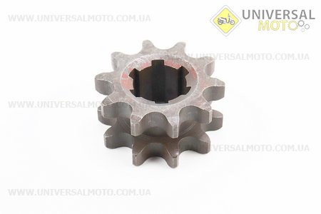 Зірка двухрядна 630-10T-2 d = 34мм. Китай (Запчастини на мототрактор / UM6081-V19)