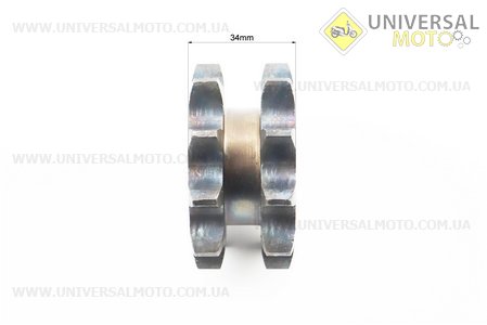 Зірка двухрядна 630-10T-2 d = 24мм V1100. Китай (Запчастини на мототрактор / UM6081-V30)