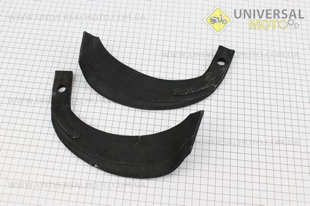 Нож для фрезы (правый + левый), комплект 2 штуки, длинной 220мм. Китай (Мототрактор / UM6081-V66)