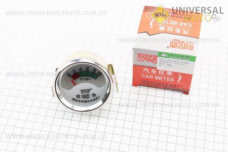 Покажчик тиску масла 0-10 х0,1мРа, D=60мм. Viper (Запчастини на мототрактор / UM6081-V70)
