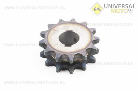 Зірка двухрядна 530-13T-2 d = 24мм CROSSER S-180. Китай (Запчастини на мототрактор / UM6081-V84)