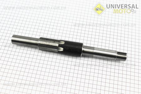 Вал первинний редуктору фрези L = 295мм ZUBR - Q12E NEW. Китай (Запчастини на мототрактор / UM6081-V87)