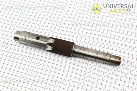 Вал первинний редуктору фрези L = 252мм, d=22/28/35/34/25мм, ZUBR - Q12E NEW. Китай (Запчастини на мототрактор / UM6081-V89)