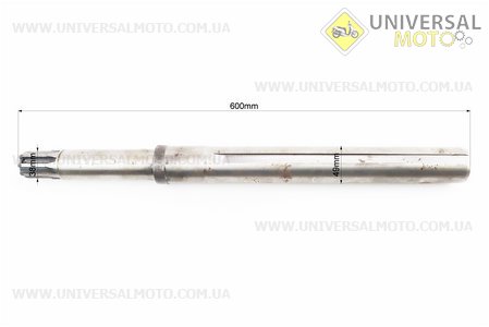 Піввісь 8 шліців,L = 600мм. Китай (Запчастини на мототрактор / UM6082-V16)