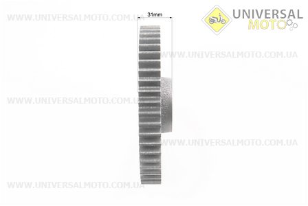 Шестерня піввісь Z = 51, права. Китай (Запчастини на мототрактор / UM6082-V74)