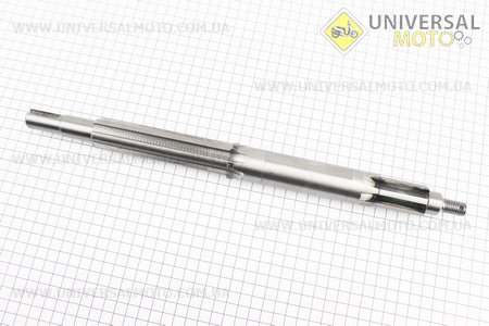 Вал КПП первинний (з валом відбору мощ.) 390мм, JR-Q12E. Китай (Запчастини на мототрактор / UM6083-V22)