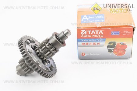 Диференціал в зборі Z = 47, Z = 15x16, Z = 11 JR-Q12E (120-1), з блокуванням. TATA (Запчастини на мототрактор / UM6083-V23)