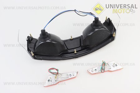 Фара в зборі + повороти ZUBR - Z-250. Viper (Запчастини на мототрактор / UM6083-V27)