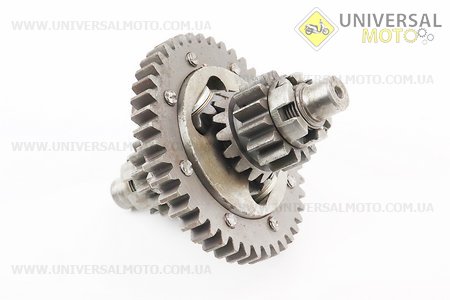Диференціал у зборі Z=43, Z=15x16, Z=11 ZUBR Z-250, тип 2 (можливий незначний наліт). Viper (Запчастини на мототрактор / UM6083-V28)
