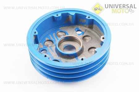Зчеплення - Шків кошика (три пази). TATA (Запчастини на мототрактор / UM6083-V30)