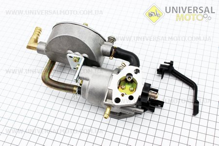 Газовый карбюратор LPG (пропан-бутан)  для генераторов 1,6-3кВт (механизм рычажный)