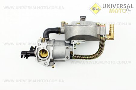 Газовый карбюратор LPG (пропан-бутан)  для генераторов 1,6-3кВт (механизм рычажный)