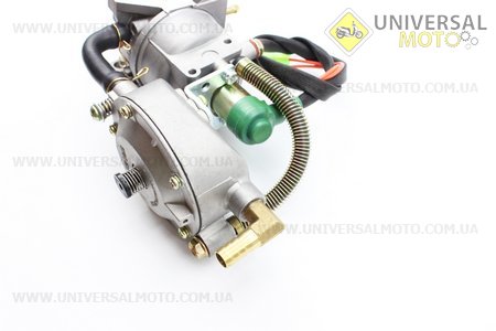 Газовый карбюратор LPG (пропан-бутан) для генераторов 4-6кВт (механизм рычажный). JING LONG (Мотоблочный двигатель 177F/188F / UM6090-V02)