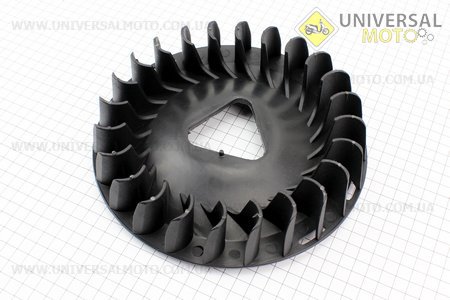 Крыльчатка охлаждения обмоток статора (вентилятор) диаметром 215мм 5-6кВт. Китай (Генератор / UM6090-V56)