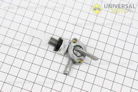 Кран бака топливного М10, левый на блистере. Китай (Мотоблочный двигатель 168F / UM6090-V77)