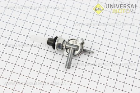 Кран бака топливного М10, правый на блистере. Китай (Мотоблочный двигатель 168F / UM6090-V78)