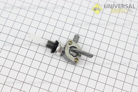 Кран бака топливного М10, правый на блистере. Китай (Мотоблочный двигатель 168F / UM6090-V78)