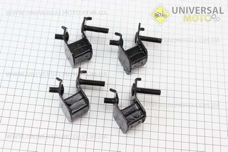 Амортизатор + шпилька 8мм (левый + правый), комплект 4 штуки 2-3,5кВт. Китай (Генератор / UM6090-V89)