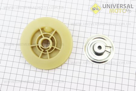 Шкив ручного стартера комплект 2 штуки 0,8кВт (ET-950). Китай (Генератор Yamaha ET-950 / UM6091-V20)