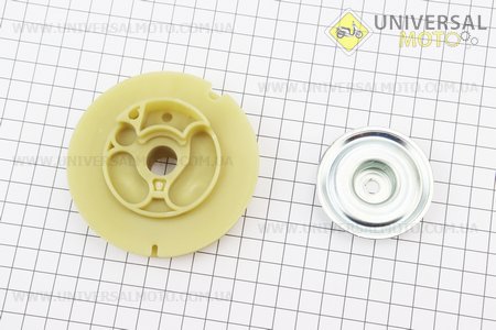 Шкив ручного стартера комплект 2 штуки 0,8кВт (ET-950). Китай (Генератор Yamaha ET-950 / UM6091-V20)