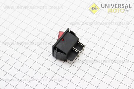 Кнопка запалювання 2-3,5кВт Тип №2. Китай (Запчастини на генератор / UM6091-V30)