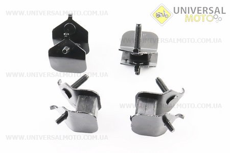 Амортизатор + шпилька 10мм (широкий) комплект 4шт 4-6кВт. Китай (Запчастини на генератор / UM6091-V77)