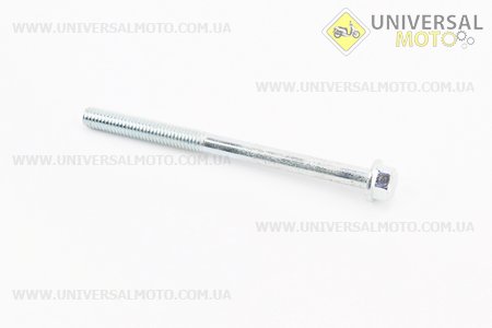 Болт M6x80 (під ключ). Китай (Запчастини на бензогенератор ET-950 / UM6092-V06)