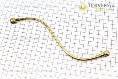 Трубка паливна метал (обратка) ZS1100. Китай (Запчастини на мінітрактор з двигуном ZS1100 / UM6100-V33)