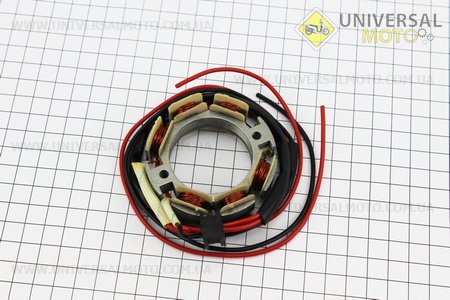 Статор вентилятора ZS1100. Китай (Запчастини на мінітрактор з двигуном ZS1100 / UM6100-V53)