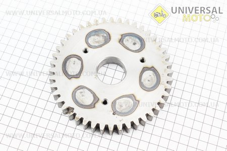 Шестерня відцентрова Z=44, d=32мм ZS1100. Китай (Запчастини на мінітрактор з двигуном ZS1100 / UM6100-V59)