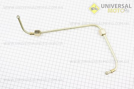 Трубка паливна метал (насос - форсунка) ZS1100 Тип №2. Китай (Запчастини на мінітрактор з двигуном ZS1100 / UM6100-V82)