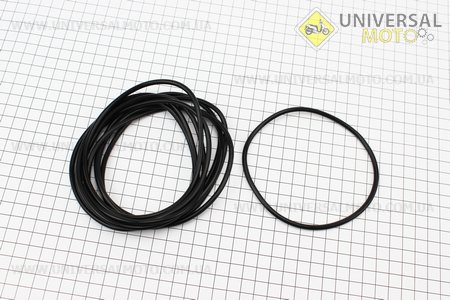 Кільце (манжет) ущільнювальне гільзи 100мм, чорне, комплект 10шт ZS1100. Viper (Запчастини на мінітрактор з двигуном ZS1100 / UM6100-V90)