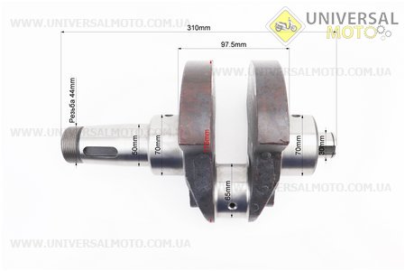 Коленвал ZS1100 в сборе. Viper (Генератор ZS1100 / UM6100-V95)