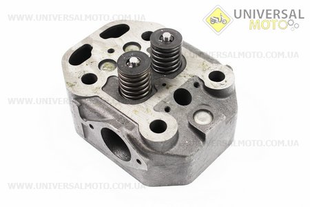 Головка циліндра ZS1100 у зборі + форсунка. Viper (Запчастини на мінітрактор з двигуном ZS1100 / UM6100-V96)