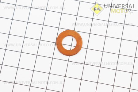 Шайба форсунки (мідна) 9х16х1мм ZS1100. Китай (Запчастини на мінітрактор з двигуном ZS1100 / UM6101-V03)