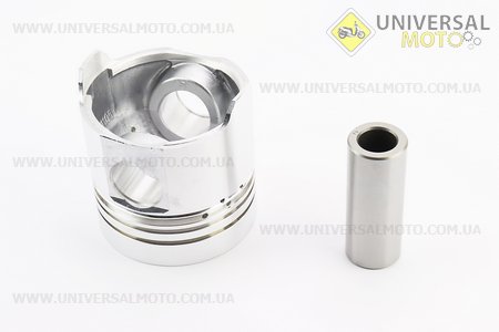 Поршневий комплект (поршень, кільця, палець) ZH1105 105мм STD (форкамера "Конус"), ZUBR - Z-250. Китай (Запчастини на мінітрактор з двигуном ZS1100 / UM6101-V06)
