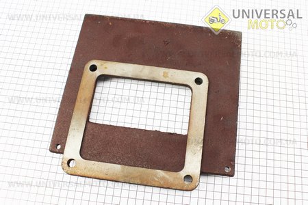 Пластина кріплення радіатора чавунна ZS1100/ZH1105. Viper (Запчастини на мінітрактор з двигуном ZS1100 / UM6101-V15)