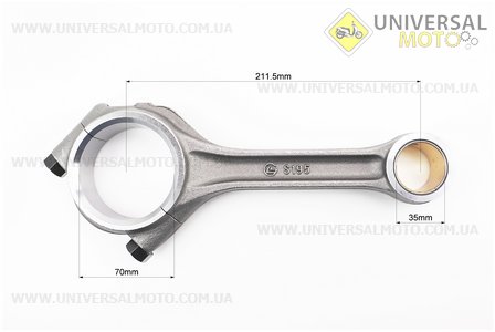 Шатун ZS1100. Viper (Запчастини на мінітрактор з двигуном ZS1100 / UM6101-V34)