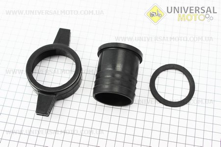 Перехідник мотопомпи з фланця на шланг, пластмасовий комплект 3шт, 2 "(50мм). Китай (Запчастини до мотопомпи / UM6110-V09)