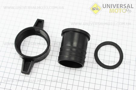 Перехідник мотопомпи з фланця на шланг, пластмасовий комплект 3шт, 2 "(50мм). Китай (Запчастини до мотопомпи / UM6110-V09)