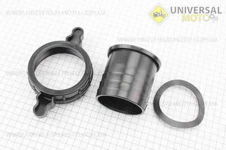 Перехідник мотопомпи з фланця на шланг, пластмасовий комплект 3шт, 3 ". Китай (Запчастини до мотопомпи / UM6110-V10)