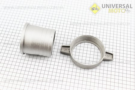 Перехідник мотопомпи з фланця на шланг, алюмінієвий комплект 2шт, 3 ". Китай (Запчастини до мотопомпи / UM6110-V30)