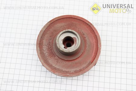 Робоче колесо (крильчатка) D = 117мм, під вал d = 20мм, 3 лопаті, чавун. Китай (Запчастини до мотопомпи / UM6110-V85)