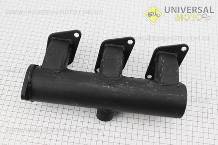 Колектор впускний під 2 болта (LL380B-07001). Китай (Запчастини на трактор з двигуном KM385BT / UM6141-V02)