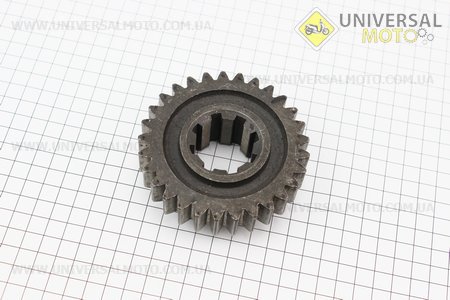 Шестерня 2 передачі вихідного валу Z = 29/8, d = 38, D = 98 (200.37.135-1). Китай (Запчастини на мінітрактор Донг Фенг / UM6150-V92)