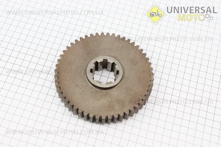 Шестерня постійного зачеплення проміжного валу КПП Z = 8/51, d = 38мм (200.37.108-2). Китай (Запчастини на мінітрактор Донг Фенг / UM6150-V98)