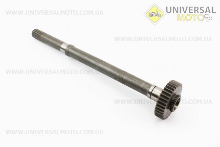 Вал первинний редуктору ВВП L = 500мм, Z = 19/36/28 DongFeng 244/240 (250.41A.101A). Китай (Запчастини на мінітрактор Донг Фенг / UM6151-V11)