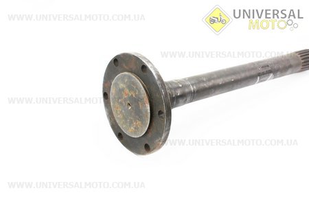 Вал піввісь L = 650мм, Z = 16 DongFeng 354/404 (300.39.103-3). Китай (Запчастини на мінітрактор Донг Фенг / UM6151-V16)