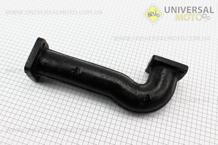 Коліно вихлопної труби DongFeng 354 (450.22.102). Китай (Запчастини на мінітрактор Донг Фенг / UM6151-V39)